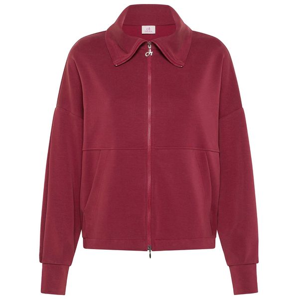 Bluza Deha Soft Touch Full Zip Sweatshirt Damskie. Czerwone bluzy damskie Deha, l, bez wzorów, z elastanu, bez ramiączek, bez kaptura. Za 523.99 zł.