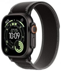 Smartwatch Apple Watch Ultra 3 GPS + Cellular 49mm Black Titanium / Trail Loop M/L Czarny (MF1H4QP-A). Czarne zegarki smartwatch Apple, bez wzorów. Za 3,821.75 zł.