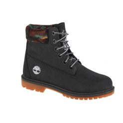 Trapery damskie, Timberland Heritage 6 W. Czarne obuwie sportowe damskie Timberland, bez zapięcia. Za 599.99 zł.