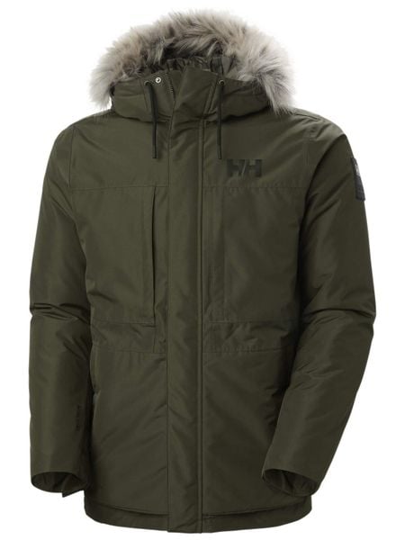 Kurtka zimowa Helly Hansen Coastal 3.0. Zielone kurtki męskie Helly Hansen, na zimę, l, bez wzorów, z futra, klasyczne, z kapturem. Za 1,360.20 zł.