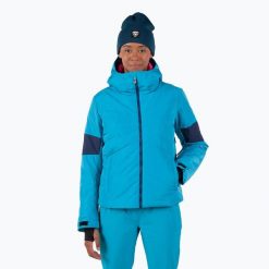 Kurtka narciarska damska Rossignol Wispile Puffy. Niebieskie kurtki sportowe damskie Rossignol, na zimę, l, bez wzorów, z materiału, bez ramiączek, bez kaptura, narciarskie, primaloft. Za 1,299.00 zł.