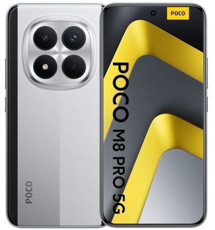 Smartfon POCO Smartfon POCO M8 Pro 5G - 8/256GB srebrny. Szare smartfony POCO. Za 1,399.00 zł.