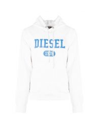 Diesel Bluza "S-Ginn" | A03826-0HAYT-100 | Mężczyzna | Biały. Białe bluzy sportowe męskie Diesel, m, bez wzorów, z bawełny, bez kaptura. W wyprzedaży za 319.00 zł.