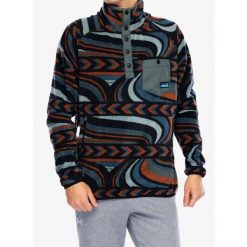 Bluza polarowa męska Kavu Teannaway. Czarne bluzy sportowe męskie KAVU, m, bez wzorów, z polaru, bez kaptura. Za 287.99 zł.
