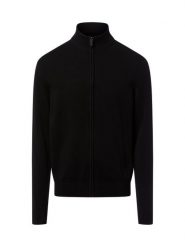 Nils Sundström Męski kardigan Mężczyźni Bawełna czarny jednolity, L. Czarne swetry męskie Nils Sundström, l, bez wzorów, z bawełny, bez kołnierzyka, bez ramiączek. Za 249.95 zł.