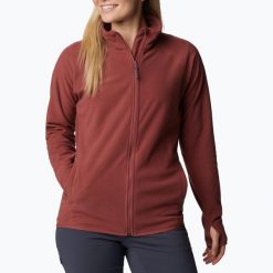 Bluza trekkingowa damska Columbia Back Beauty. Czerwone bluzy damskie Columbia, bez wzorów, sportowe, bez ramiączek, bez kaptura. Za 129.99 zł.