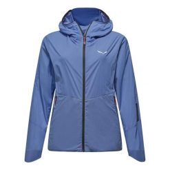 Damska kurtka wodoodporna Salewa Pedroc Wind HD. Niebieskie kurtki sportowe damskie Salewa, l, bez wzorów, z dżerseju, bez ramiączek, trekkingowe. Za 781.25 zł.