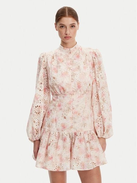 Bardot Sukienka koktajlowa 57809DB2 Różowy Regular Fit. Czerwone sukienki damskie Bardot, bez wzorów, z bawełny, wizytowe, bez kołnierzyka, bez ramiączek. Za 439.99 zł.