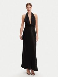Bardot Sukienka wieczorowa 59814DB Czarny Regular Fit. Czarne sukienki damskie Bardot, bez wzorów, z wiskozy, wizytowe, bez kołnierzyka, bez ramiączek. Za 379.99 zł.