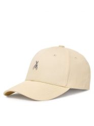 Patrizia Pepe Czapka z daszkiem 8F0109/AB01-W409 Beżowy. Brązowe czapki damskie Patrizia Pepe, bez wzorów, z bawełny. Za 329.99 zł.