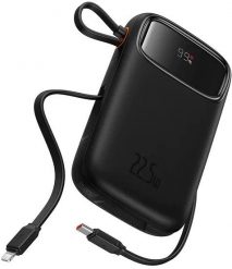 Baseus QPow2 10000 mAh 22.5W Powerbank z wbudowanym kablem Lightning USB-C. Powerbanki Baseus. Za 196.65 zł.