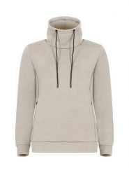 Clique Hobart Women bluza z półgolfem z tkaniny air-layer Stone. Brązowe bluzy damskie CLIQUE, l, bez wzorów, z elastanu, bez ramiączek, bez kaptura. Za 189.82 zł.