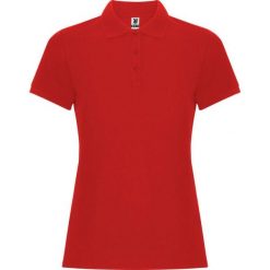 Damska Koszulka Polo Pegaso Premium Z Krótkim Rękawem. Czerwone koszulki sportowe damskie ROLY, xl, bez wzorów, bez ramiączek. Za 54.99 zł.