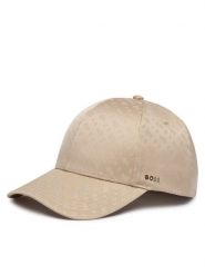 BOSS Czapka z daszkiem Ari-M 50544410 Beżowy. Brązowe czapki damskie Boss, bez wzorów, z poliesteru. Za 299.99 zł.
