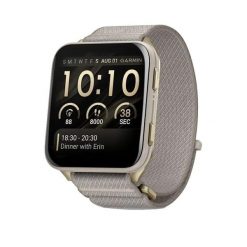Zegarek smartwatch Garmin Venu X1 Złoty/Szary — 2 cale AMOLED. Szare, cyfrowe zegarki męskie Garmin, z aplikacjami, z materiału, szklane. Za 4,073.00 zł.