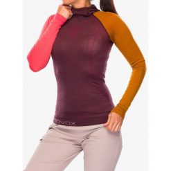 Bluza termoaktywna damska Ortovox 120 Competition Light Hoody. Czerwone bielizna sportowa damska ORTOVOX, na zimę, bez wzorów, sportowe, bez ramiączek, bez kaptura. Za 403.99 zł.