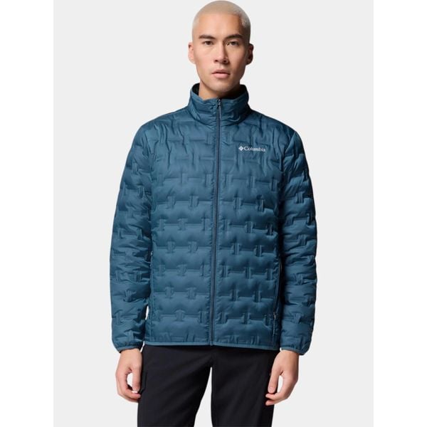 Kurtka Puchowa Męska Columbia Delta Ridge II. Niebieskie kurtki męskie Columbia, na jesień, m, bez wzorów, z puchu, sportowe, bez kaptura. Za 749.00 zł.