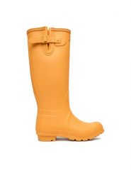Hunter Kalosze CEO-SJY-T Pomarańczowy. Brązowe kalosze damskie Hunter, bez wzorów, z kauczuku, bez zapięcia. Za 349.99 zł.