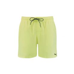 Męskie kąpielówki Puma, średniej długości, Fizzy Yellow. Żółte kąpielówki męskie Puma, m, bez wzorów. Za 195.99 zł.