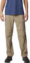 Columbia Spodnie Silver Ridge Utility Convertible r. 32-34. Szare spodnie sportowe męskie Columbia, m, bez wzorów. Za 269.89 zł.