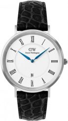 Zegarek Daniel Wellington Zegarek męski Daniel Wellington DW00100914 czarny. Czarne zegarki męskie Daniel Wellington, bez wzorów. Za 779.00 zł.