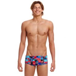 Kąpielówki męskie spodenki kąpielowe Funky Trunks Sidewinder MotherBoard. Czerwone kąpielówki męskie Funky Trunks, m, bez wzorów. Za 159.00 zł.