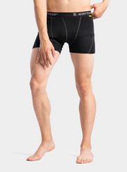 Bokserki termoaktywne męskie Sensor Merino Active Boxers. Czarne bokserki męskie Sensor, bez wzorów, z materiału. Za 124.60 zł.