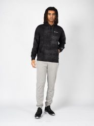 Champion Bluza | 217942 | Mężczyzna | Czarny, Grafitowy. Czarne bluzy męskie Champion, m, bez wzorów, z bawełny, z kapturem. W wyprzedaży za 199.00 zł.