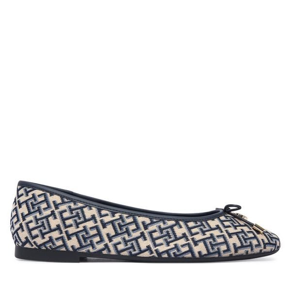 Baleriny Tommy Hilfiger. Balerinki damskie Tommy Hilfiger, bez wzorów, bez obcasa, bez zapięcia. Za 369.99 zł.
