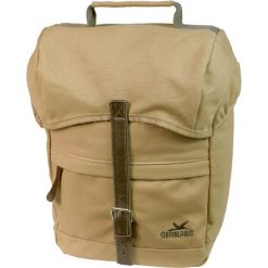 Pojedyncza Torba Rowerowa Canvas Travel 20 Litrów 30 X 37 X 17 Cm - Camel. Brązowe torby podróżne damskie GREENLANDS, bez wzorów, z materiału, duże. Za 250.25 zł.