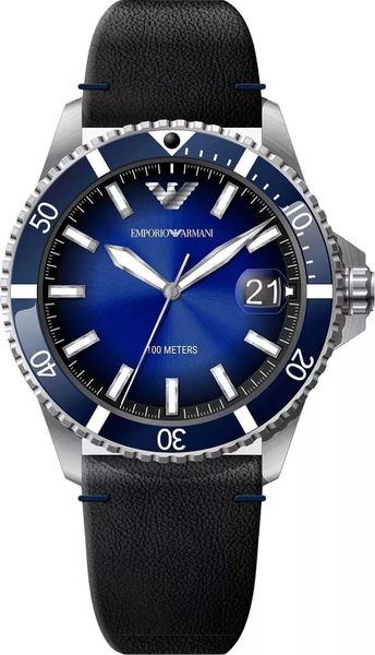 ZEGAREK MĘSKI EMPORIO ARMANI AR11516 - DIVER (zi043b). Zegarki męskie Emporio Armani, bez wzorów. Za 337.99 zł.
