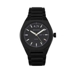 Zegarek Armani Exchange. Czarne zegarki męskie Armani Exchange, bez wzorów. Za 889.99 zł.