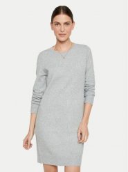 Vero Moda Sukienka dzianinowa 10215523 Szary Relaxed Fit. Szare sukienki damskie Vero Moda, xl, bez wzorów, z dzianiny, bez kołnierzyka, bez ramiączek. Za 179.99 zł.