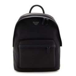 Emporio Armani Plecak Emporio Armani czarny - poliester Plecaki 1 ct Męskie. Czarne plecaki męskie Emporio Armani, bez wzorów, z materiału, biznesowe. Za 758.99 zł.