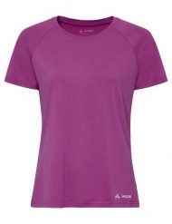 Funktionsshirt W Essential Wool T-Shirt. Czerwone t-shirty damskie Vaude, bez wzorów, z materiału, klasyczne, bez kołnierzyka, bez ramiączek. Za 179.00 zł.