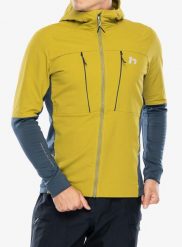 Kurtka skiturowa Hannah Trane Hoody. Żółte kurtki sportowe męskie Hannah, l, bez wzorów, z materiału, bez kaptura, narciarskie. Za 797.35 zł.