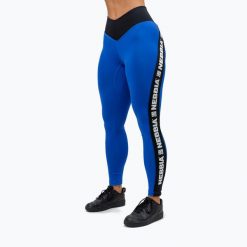 Legginsy NEBBIA Iconic. Niebieskie legginsy damskie Nebbia, bez wzorów. Za 129.99 zł.