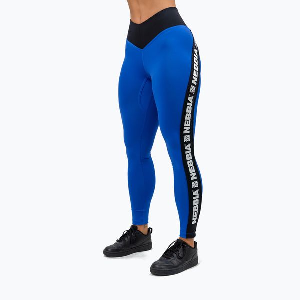 Legginsy NEBBIA Iconic. Niebieskie legginsy damskie Nebbia, bez wzorów. Za 199.99 zł.