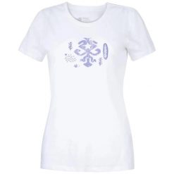 Koszulka damska Rafiki Akiyo. Białe bluzki damskie RAFIKI, bez wzorów, sportowe, bez kołnierzyka, bez ramiączek. Za 218.30 zł.