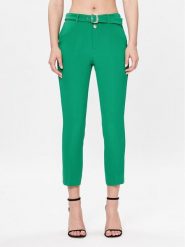 Liu Jo Spodnie materiałowe WA3188 T7896 Zielony Slim Fit. Zielone spodnie materiałowe damskie Liu Jo, bez wzorów, z materiału. Za 1,139.00 zł.