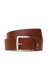 Tommy Hilfiger Pasek Męski New Denton Belt 4.0 E367863162 Brązowy. Brązowe paski męskie Tommy Hilfiger, ze skóry. Za 139.99 zł.
