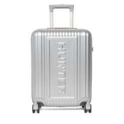 Walizka kabinowa Hunter. Szare walizki damskie Hunter, bez wzorów. Za 299.99 zł.