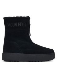 Moon Boot Śniegowce 80D2450250 Czarny. Czarne śniegowce damskie Moon Boot, ze skóry, bez zapięcia. Za 1,129.00 zł.