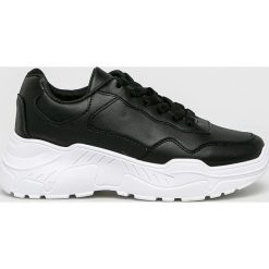 Answear - Buty Simins. Czarne obuwie sportowe damskie ANSWEAR, bez wzorów, z gumy, z okrągłym noskiem, bez zapięcia, Adidas Advantage. W wyprzedaży za 119.90 zł.