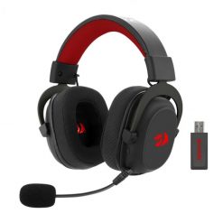 Redragon H510-PRO Zeus RGB PRO czarno-czerwony. Czarne słuchawki bezprzewodowe Redragon. Za 218.00 zł.