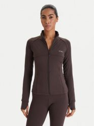 Guess Bluza V6RP15 KD952 Brązowy Slim Fit. Brązowe bluzy damskie Guess, xl, z aplikacjami, z syntetyku, bez ramiączek, bez kaptura. Za 349.99 zł.