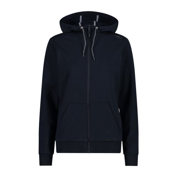 Bluza damska z kapturem CMP. Czarne bluzy damskie CMP, bez wzorów, z bawełny, bez ramiączek, z kapturem. Za 249.00 zł.