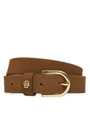 BOSS Pasek Scarlet-Bb-Sd-G_Sz25 50522643 Brązowy. Brązowe paski damskie Boss, bez wzorów, ze skóry. Za 379.99 zł.