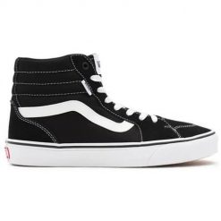 Buty do chodzenia męskie Vans Filmore HI. Białe buty sportowe męskie Vans, bez wzorów, z materiału, za kostkę, bez zapięcia, trekkingowe. W wyprzedaży za 318.45 zł.
