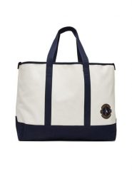 Tommy Hilfiger Torebka Th Summer Tote AM0AM13557 Biały. Białe shopperki damskie Tommy Hilfiger, bez wzorów, z materiału, bez dodatków. Za 339.99 zł.